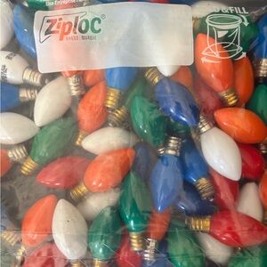 74 C7 Opaque Christmas Light Bulbs